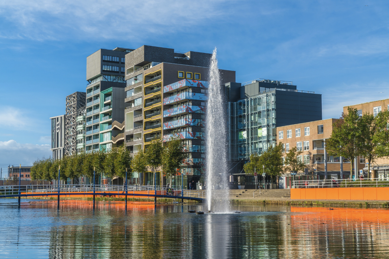 Sfeerfoto van de plaats Lelystad in Flevoland