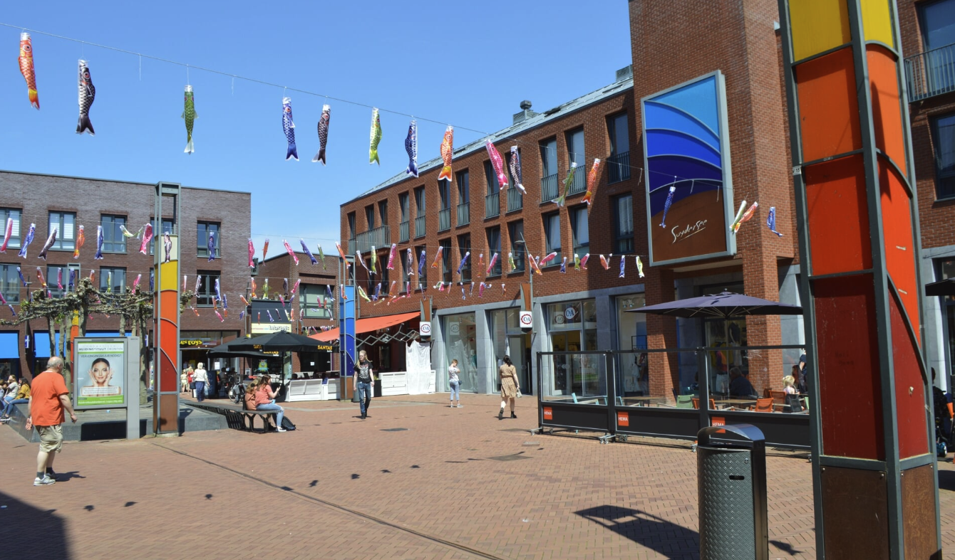 Sfeerfoto binnenstad Dronten